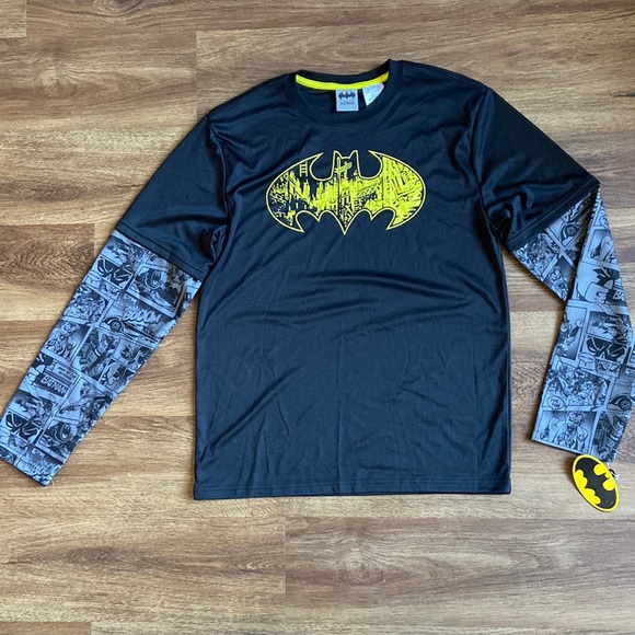 Boys Batman Shirt Size  XXL 18 - Picture 6 of 6